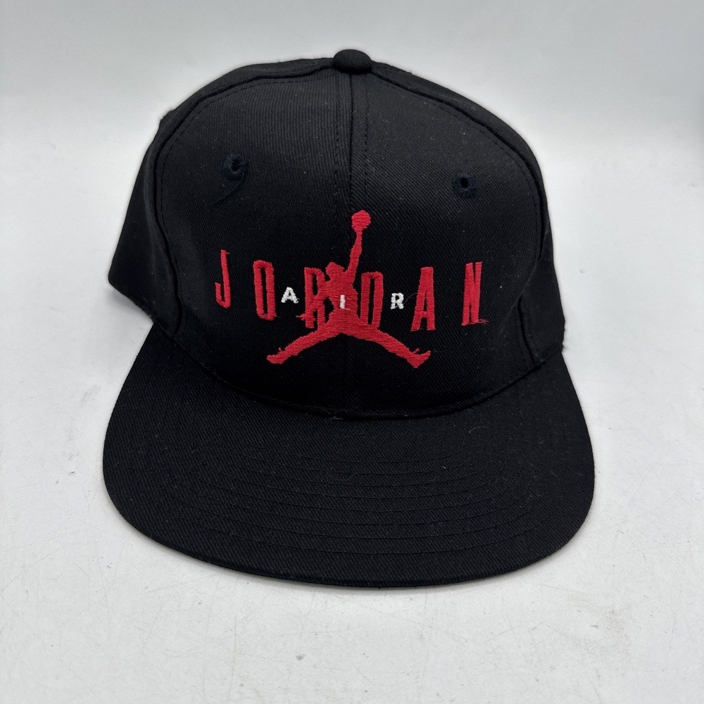 Nike  Air Jordan Hat‎ Youth  Jumpman Snapback Cap Boy Black Vintage 90s NBA
